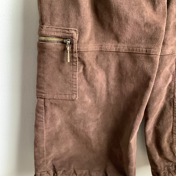 Brown Corduroy Overalls by FUBU - Picture 5 of 8